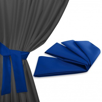 Úvaz - upínač na venkovní zahradní závěs modrá 160x8 cm (cena za 1 kus) MyBestHome