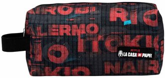 Kosmetická taška Netflix|La Casa De Papel|Papírový dům: Citites (28 x 12 x 11 cm)