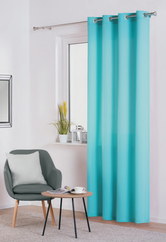 Dekorační závěs  OXFORD 1x140x250 cm, tyrkysová, MyBestHome