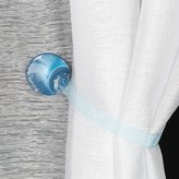 Dekorační ozdobná spona na závěsy s magnetem MARLENA modrá,  O 4 cm Mybesthome