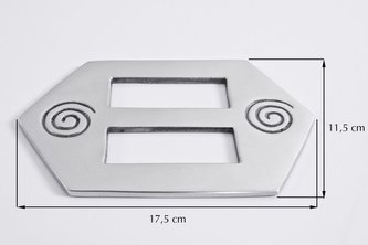 Dekorační ozdobná spona na závěsy AIKA 17,5x11,5 cm Mybesthome