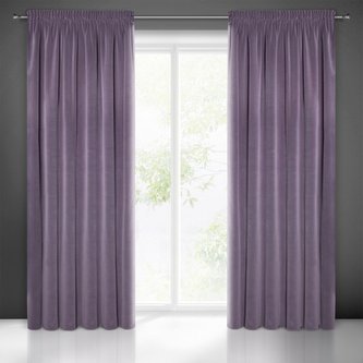 Dekorační závěs RUBI VELVET (1 kus) 140x270 cm, fialová MyBestHome