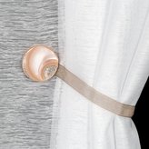 Dekorační ozdobná spona na závěsy s magnetem MARLENA světle hnědá,  O 4 cm Mybesthome