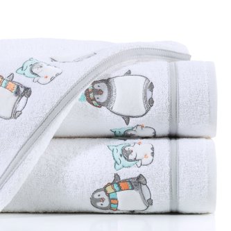 Bavlněný froté ručník s dětským motivem TUČŇÁCI 50x90 cm, 450 gr Mybesthome