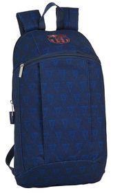 Jednoduchý mini batoh FC Barcelona: (objem 8,6 litrů|22 x 39 x 10 cm) modrý polyester