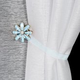 Dekorační ozdobná spona na závěsy s magnetem VICTORIA modrá,  O 5 cm Mybesthome