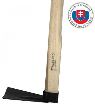 Motyka plochá 11cm kovová s násadou STREND PRO