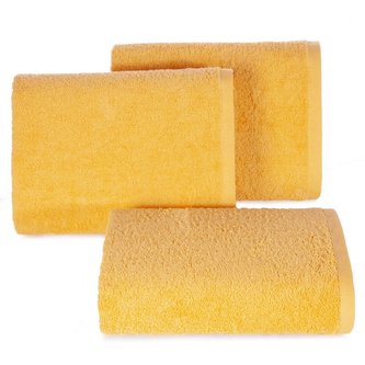 Bavlněný froté ručník MUSA 50x90 cm, žlutá, 500 gr Mybesthome
