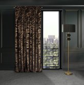 Dekorační vzorovaný velvet závěs s řasící páskou CALEB motiv C 140x270 cm (cena za 1 kus) MyBestHome