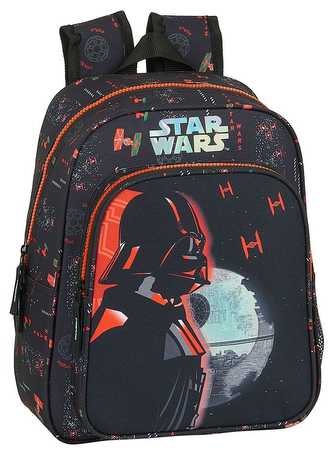 Malý batoh Star Wars|Hvězdné války: The Dark Side (objem 9 litrů|33 x 27 x 10 cm) černý polyester