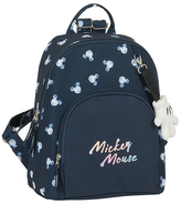 Městský dámský batoh Disney|Mickey Mouse: Moon (objem 10 litrů|25 x 30 x 13 cm) modrý polyester