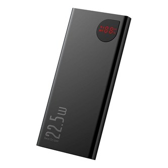 Baseus Adaman Metal Digital Display Quick Charge Power Bank 10000mAh 22.5W (2021 Editon), černá