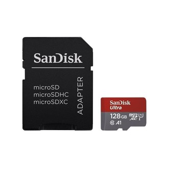 SanDisk Ultra microSDXC 128 GB A1 Class 10 UHS-I + adapter SD