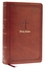 KJV, Personal Size Large Print Single-Column Reference Bible, Leathersoft, Brown, Red Letter, Comfort Print