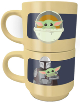 Keramické hrnky Star Wars|Hvězdné války: TV seriál The Mandalorian Stronger set 2 kusů (280 ml)