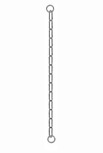 Obojek kovový stahovák dlouhá oka 1-řadý 65cm