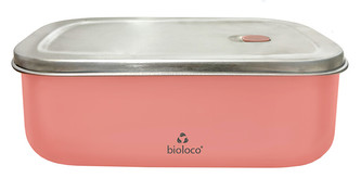 Bioloco Nerezový svačinový box 425 g světle zelený Bioloco Nerezový svačinový box 425 g světle zelený