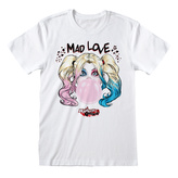 Pánské tričko DC Comics: Harley Quinn Mad Love (S) bílá bavlna