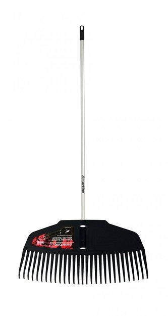 Hrábě švédské pevný plast 580 mm - s hliníkovou násadou 150 cm