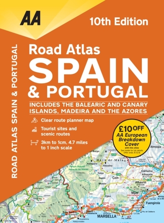 AA Road Atlas Spain & Portugal