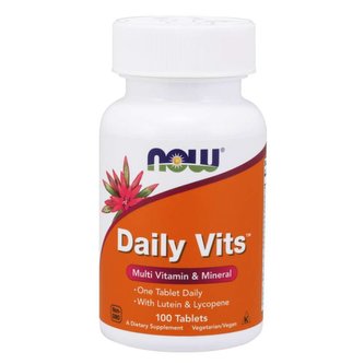 Multivitamín Daily Vits - NOW Foods - 100 tab.