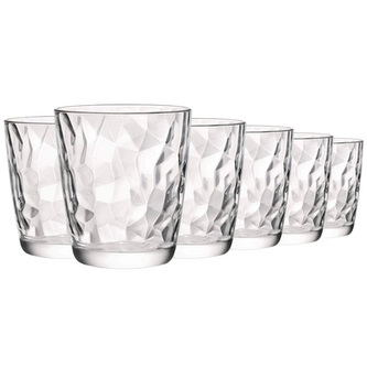 Skleničky Bormioli Rocco, DIAMOND WATER | 350200M02321990 | 6 x 305 ml | 9,2 x 8,4 cm