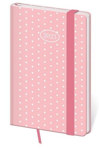 Diář 2023 Vario - Dots, týdenní kapesní, s gumičkou Diář 2023 Vario - Dots, týdenní kapesní, s gumičkou