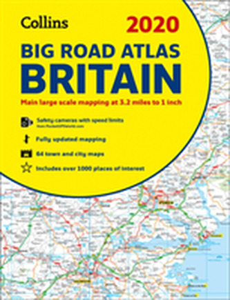 2020 Collins Big Road Atlas Britain and Northern Ireland