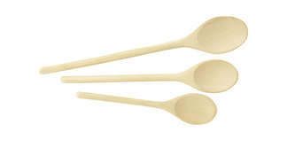 TESCOMA Vařečky oválné WOODY, sada 3 ks