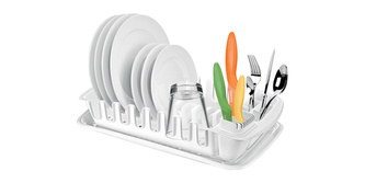 TESCOMA Odkapávač s podnosem CLEAN KIT, bílý TESCOMA Odkapávač s podnosem CLEAN KIT, bílý