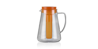 TESCOMA Džbán TEO 2,5 l, s vyluhováním a chlazením, oranžová