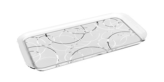 TESCOMA Podnos GLANCE 37 x 18 cm, kruhy