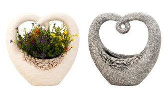 Obal MG srdce šedá + bílá