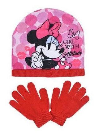 ČEPICE A RUKAVICE MINNIE - velikost 54
