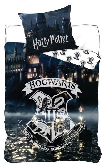 Povlečení černé s erbem, Harry Potter