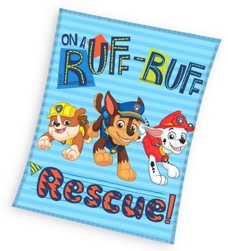 FLÍSOVÁ DEKA TLAPKOVÁ PATROLA