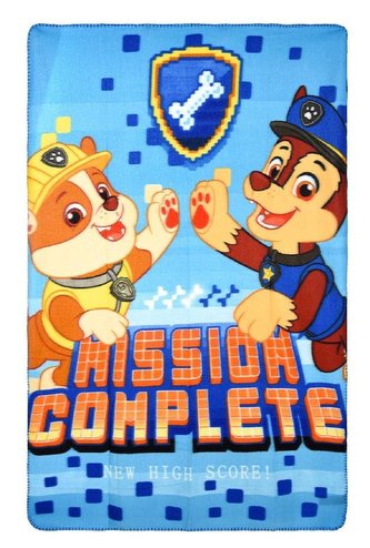 FLÍSOVÁ DEKA TLAPKOVÁ PATROLA