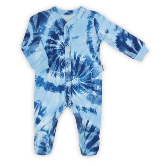 Kojenecký bavlněný overal Nicol Tomi modrá - velikost 56 (0-3m)