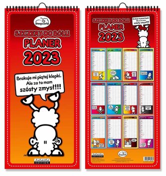 Kalendarz 2023 ścienny planer Sheepworld Szczery