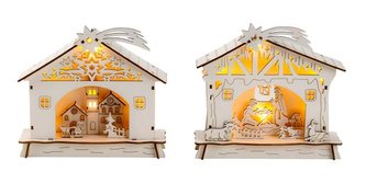 Betlémek dřevěný svítící