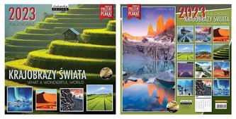 Kalendarz 2023 ścienny Classic Krajobrazy świata