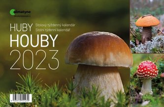 Kalendář 2023 Houby, stolní, týdenní, 214 x 140 mm