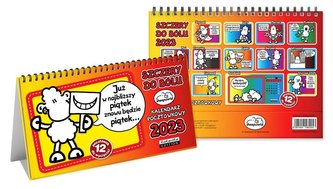 Kalendarz 2023 pocztówkowy Sheepworld Szczery