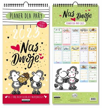 Kalendarz 2023 ścienny planer Sheepworld dla pary