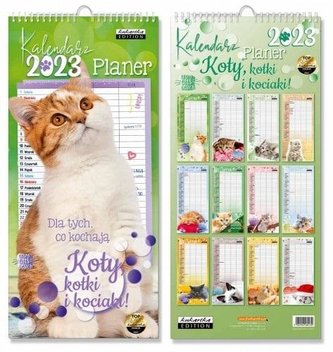 Kalendarz 2023 ścienny planer Koty