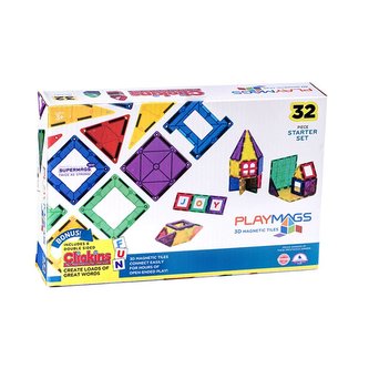 Magnetická stavebnice sada 32 KS PLAYMAGS PLM165