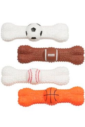 Hračka pes gumová, pískací 22x6cm, mix barev