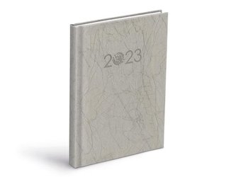 Diář 2023 D801 PU Silver