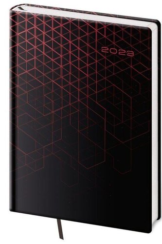 Diář 2023 týdenní A5 Vario - Red design