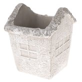 Betonový obal na květináč - domek, 16